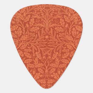 William Morris Acorn Wallpaper Nature Design Guitar Pick