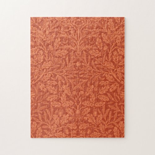 William Morris Acorn Wallpaper Nature Design Jigsaw Puzzle