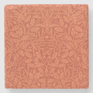 William Morris Acorn Wallpaper Nature Design Stone Coaster