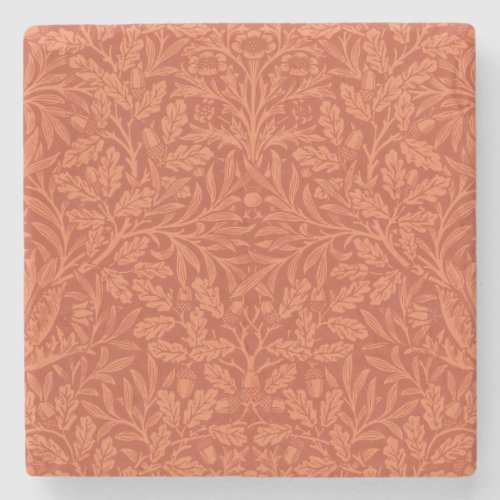 William Morris Acorn Wallpaper Nature Design Stone Coaster