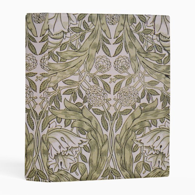 William Morris African Marigold Textile Print Mini Binder (Front/Spine)