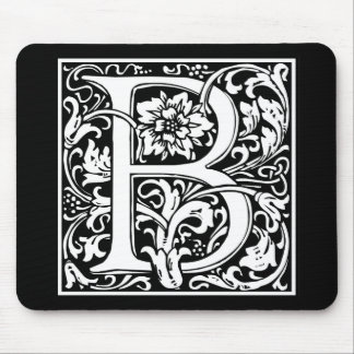 William Morris Alphabet “B” Mouse Pad