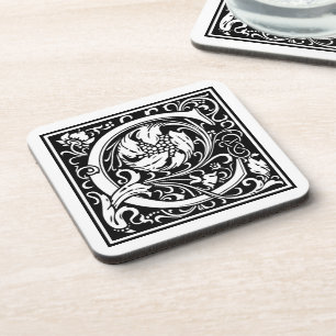 William Morris Alphabet “C” Drink Coaster
