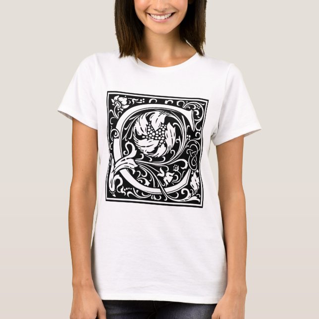 William Morris Alphabet “C” T-Shirt (Front)