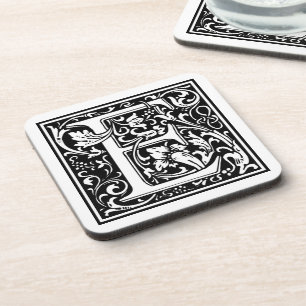 William Morris Alphabet “E” Coaster