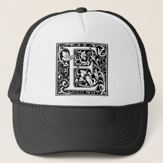 William Morris Alphabet “E” Trucker Hat