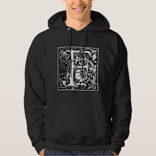 William Morris Alphabet “F” Hoodie