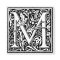 William Morris Alphabet “M”