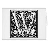William Morris Alphabet “W” (Front Horizontal)