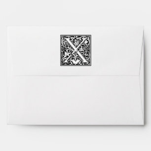 William Morris Alphabet “X” Envelope