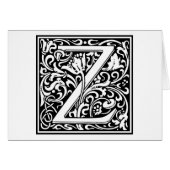 William Morris Alphabet “Z” (Front Horizontal)