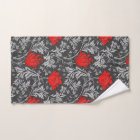 William Morris Anemone, Gray / Grey and Red