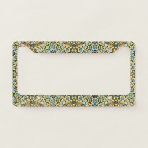 William Morris Antique 1873 Vine & Floral Pattern License Plate Frame