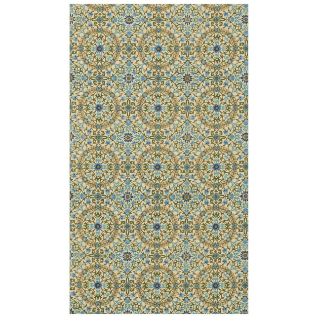 William Morris Antique 1873 Vine & Floral Pattern Tablecloth (Front)