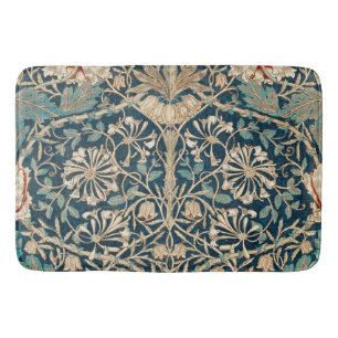 William Morris Antique Honeysuckle Floral Bath Mat