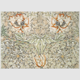 William Morris Antique Honeysuckle Floral Classic Tissue Paper