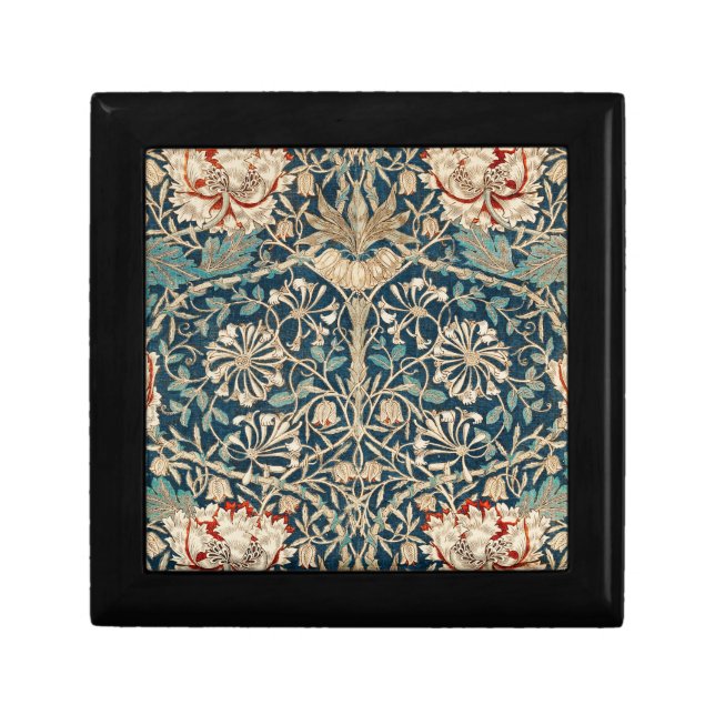 William Morris Antique Honeysuckle Floral Gift Box (Front)