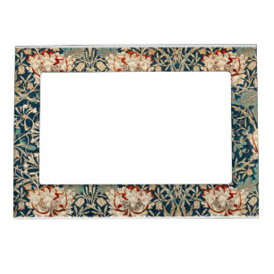 William Morris Antique Honeysuckle Floral Magnetic Frame