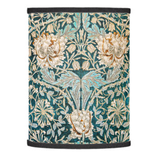 William Morris Antique Honeysuckle Floral Pattern Lamp Shade