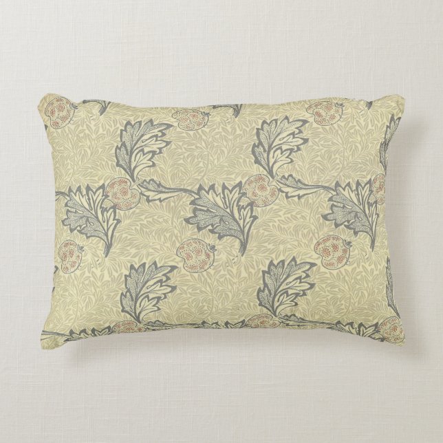 William Morris Apple Design Accent Pillow (Front)