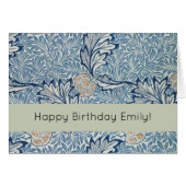 William Morris Apple Flower Floral Design (Front Horizontal)