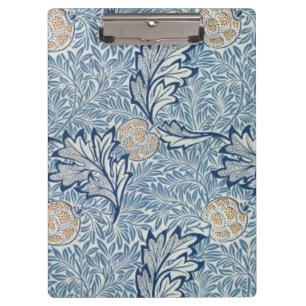 William Morris Apple Flower Floral Design Clipboard