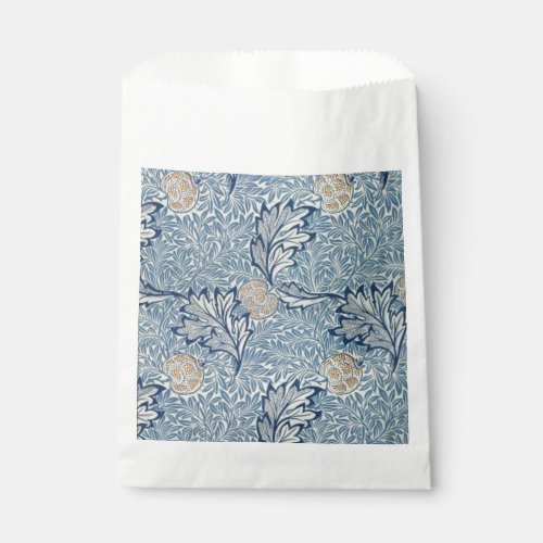 William Morris Apple Flower Floral Design Favor Bag