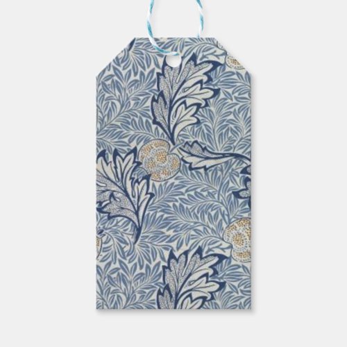 William Morris Apple Flower Floral Design Gift Tags