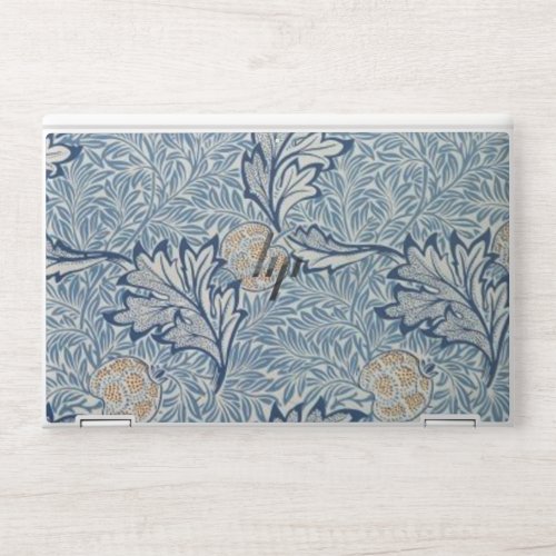 William Morris Apple Flower Floral Design HP Laptop Skin