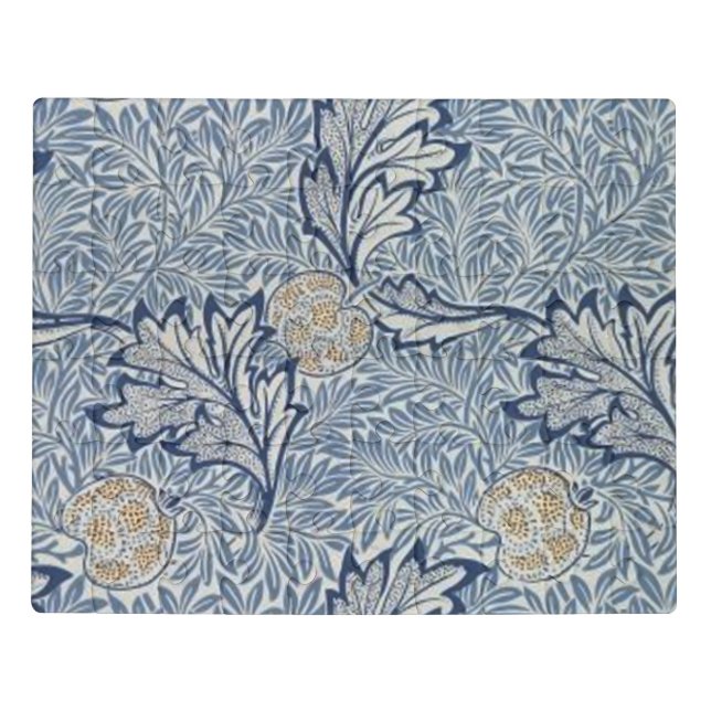 William Morris Apple Flower Floral Design Jigsaw Puzzle (Puzzle Horizontal)