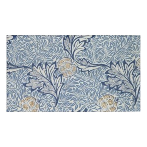 William Morris Apple Flower Floral Design Name Tag