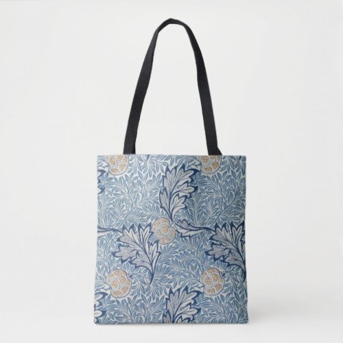 William Morris Apple Flower Floral Design Tote Bag