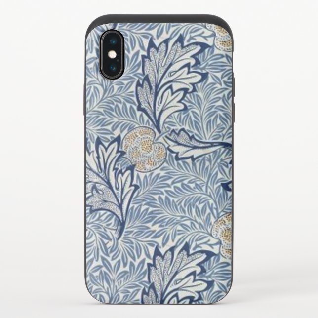 William Morris Apple Flower Floral Design Uncommon iPhone Case (Back)