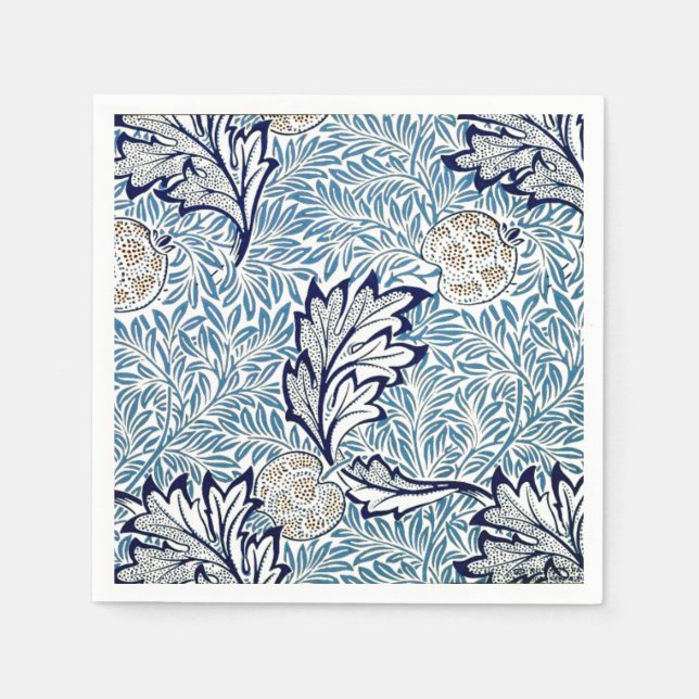 William Morris, Apple, Napkins (Front)