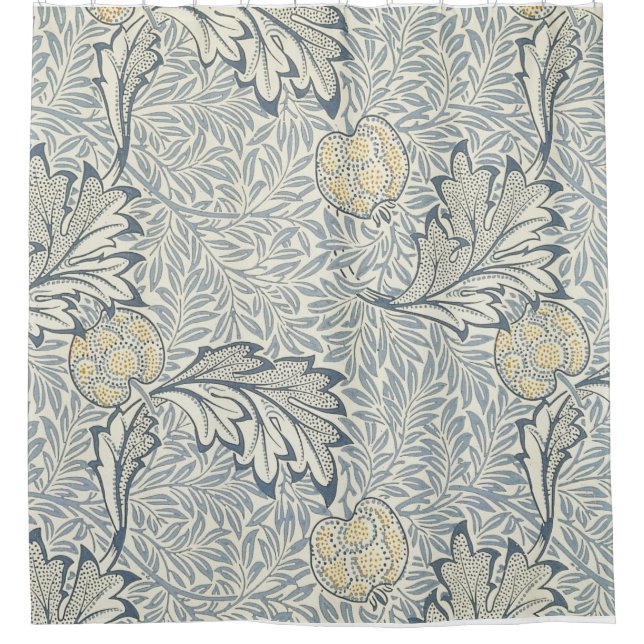 William Morris Apple Pattern Shower Curtain. Curtain (Front)