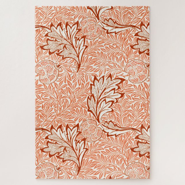William Morris Apple Vintage Botanical Pattern Jigsaw Puzzle (Vertical)