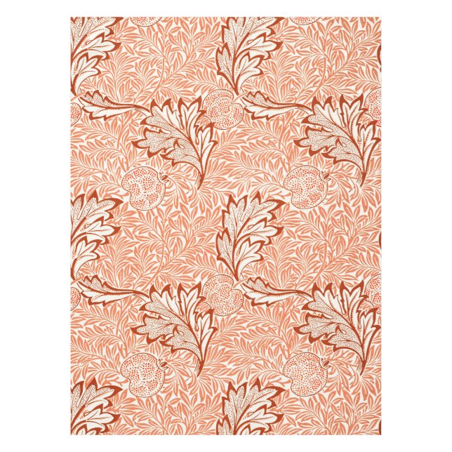 William Morris Apple Vintage Botanical Pattern Tablecloth (Front)