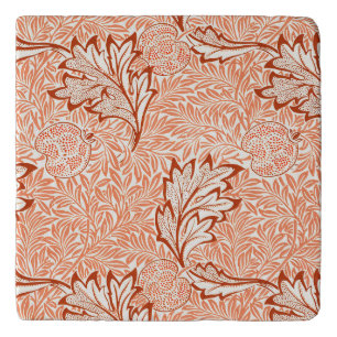 William Morris Apple Vintage Botanical Pattern Trivet
