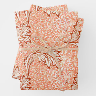 William Morris Apple Vintage Botanical Pattern Wrapping Paper Sheets