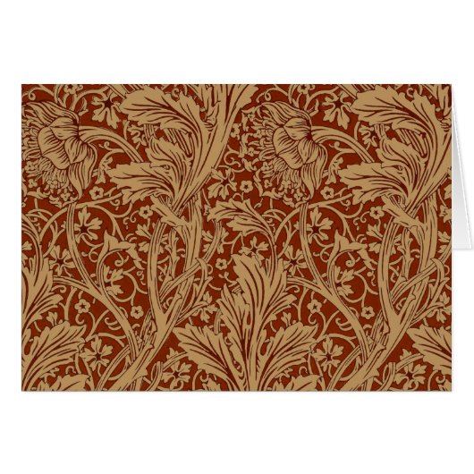 William Morris Arcadia Floral Garden Flower Classi Cards (Front Horizontal)
