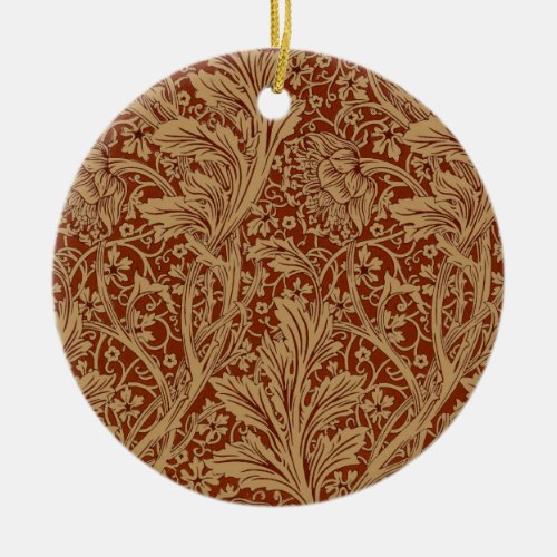 William Morris Arcadia Floral Garden Flower Classi Ceramic Ornament