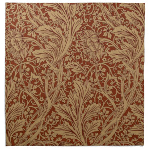 William Morris Arcadia Floral Garden Flower Classi Cloth Napkin