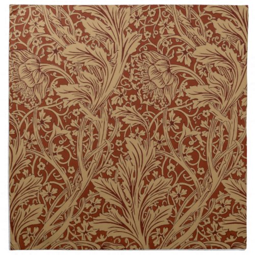 William Morris Arcadia Floral Garden Flower Classi Cloth Napkin