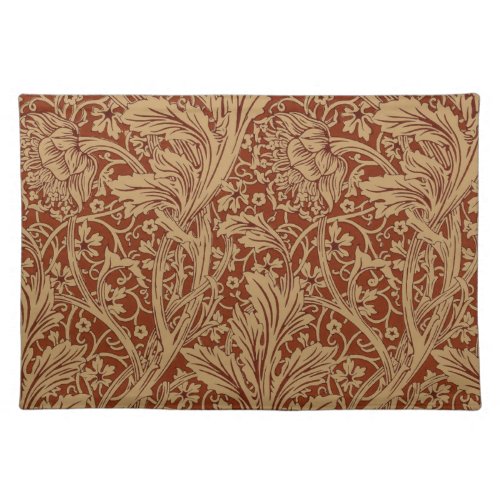 William Morris Arcadia Floral Garden Flower Classi Cloth Placemat