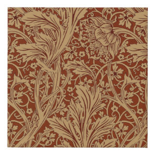 William Morris Arcadia Floral Garden Flower Classi Faux Canvas Print