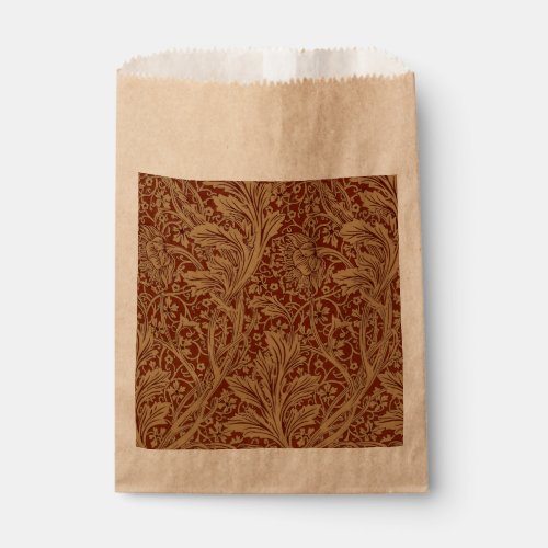 William Morris Arcadia Floral Garden Flower Classi Favor Bag