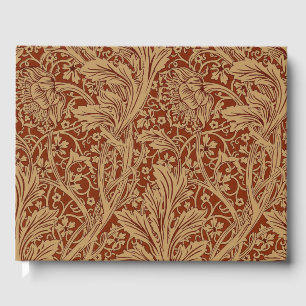 William Morris Arcadia Floral Garden Flower Classi Guest Book