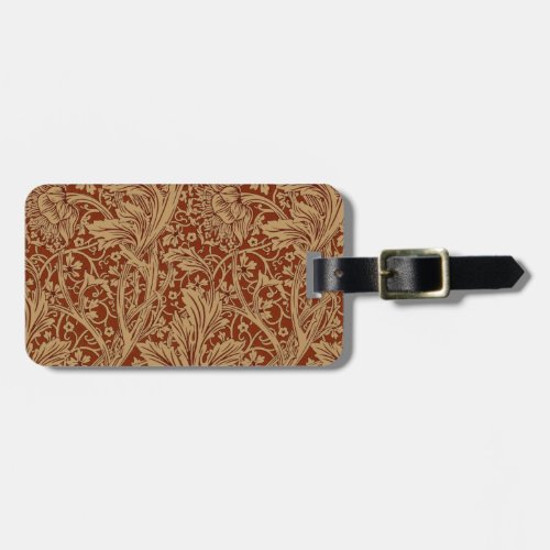 William Morris Arcadia Floral Garden Flower Classi Luggage Tag