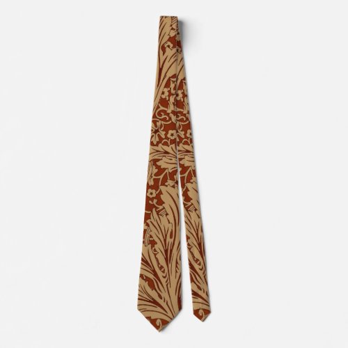 William Morris Arcadia Floral Garden Flower Classi Neck Tie