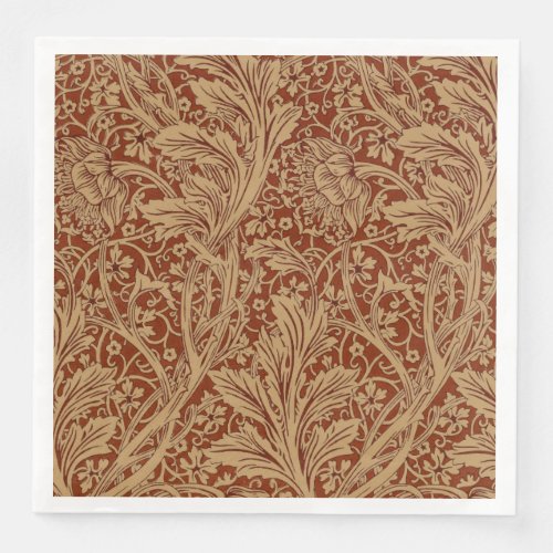 William Morris Arcadia Floral Garden Flower Classi Paper Dinner Napkins